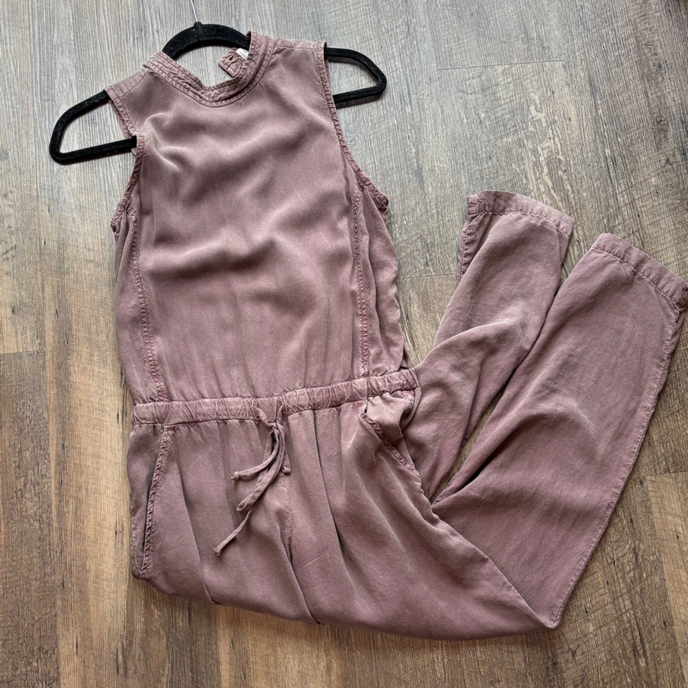 Bella Dahl Women's Sleeveless Jumpsuit in Mauve